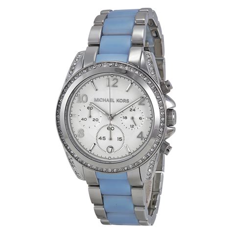 michael kors silver watch price|Michael Kors blair watch silver.